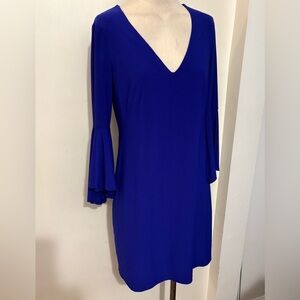 Lauren Ralph Lauren Deep Blue Long Sleeve Dress
